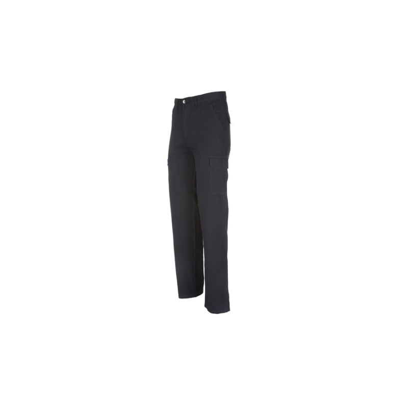 Pantalone twill leggero 100% cotone nero taglia 52