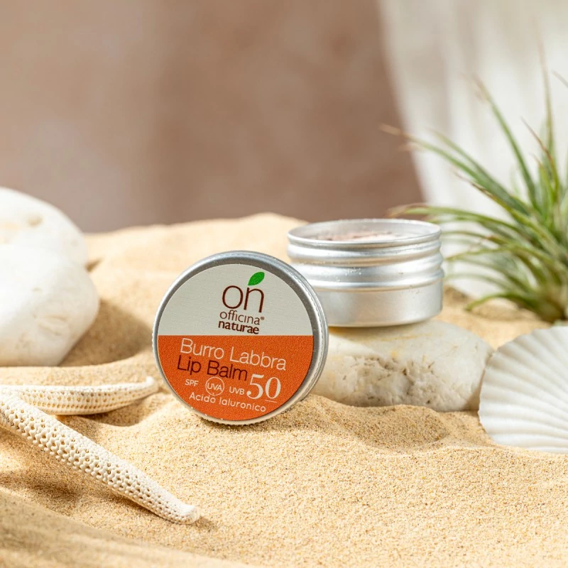 Burro Labbra SPF 50 in vasetto di alluminio 15 ml | Officina Naturae
