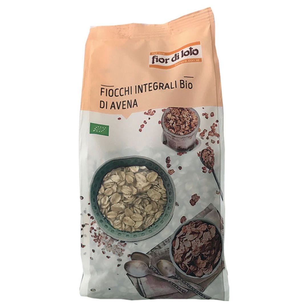 Fiocchi di Avena Integrali BIO - 500gr I Fior di Loto